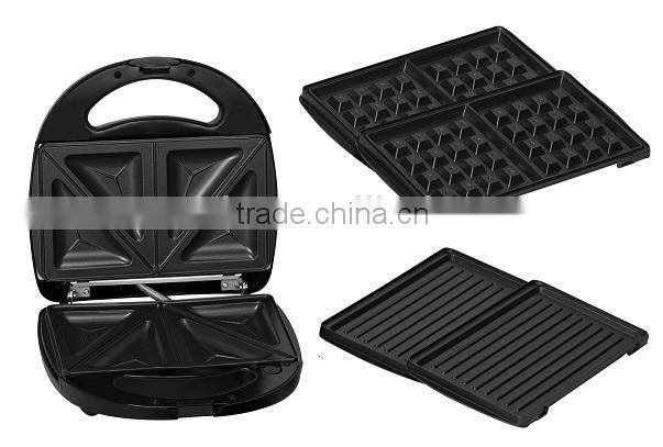 CE GS RoHS and LFGB 6 IN 1 breakfast Sandwich maker