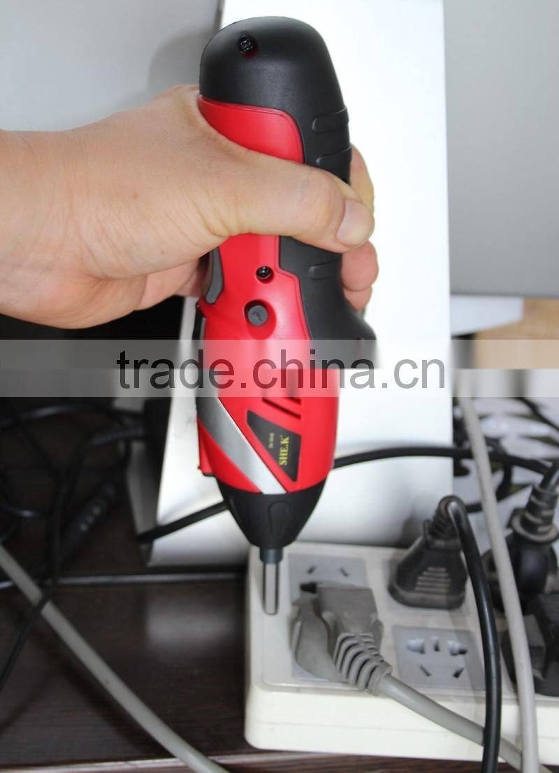 4.8v rechargeable and portable mini cordless screwdriver