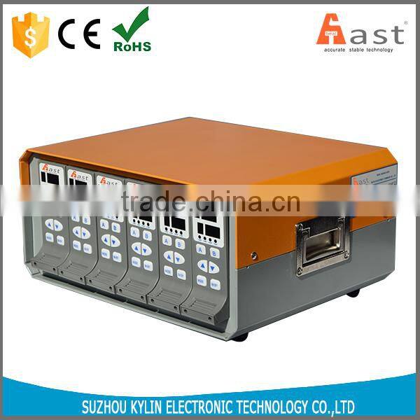 One card two zones hot runner temperature controller for plastic injection mold