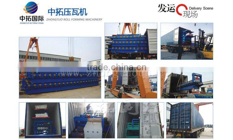Zhongtuo heavy duty boltless metal supermarket shelf machine