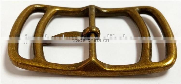 hook and loop buckle D shape buckle gold pin metal buckle