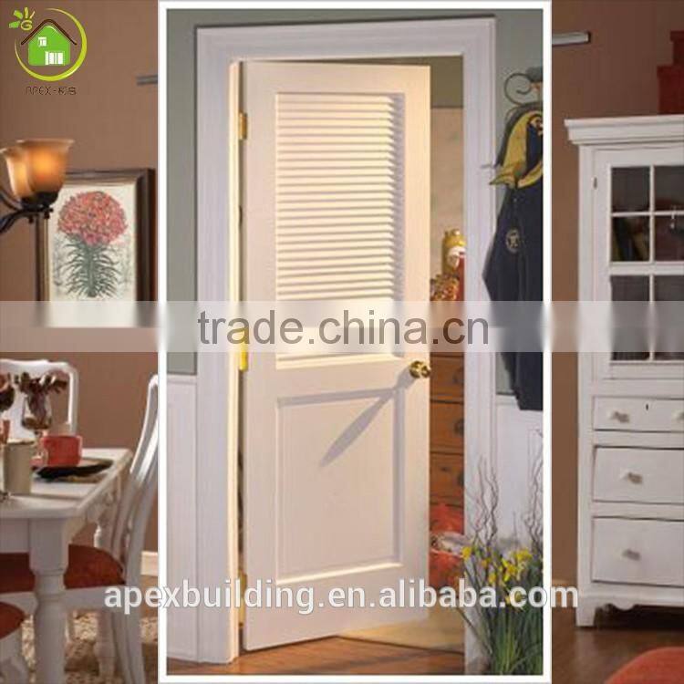 Wood louver door closet doors