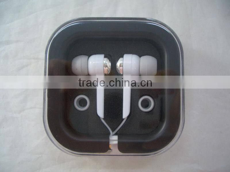 2014 hot selling china manufacturer color plated stereo earphones TB-E55 for audio devices free samples