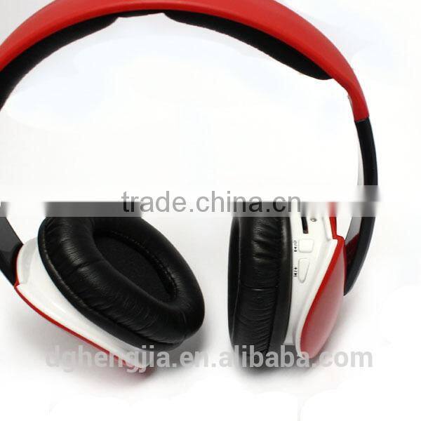 Big Soft Headband Headphone Factory Directly Produce Headset TF Card Headphone with FM Radio