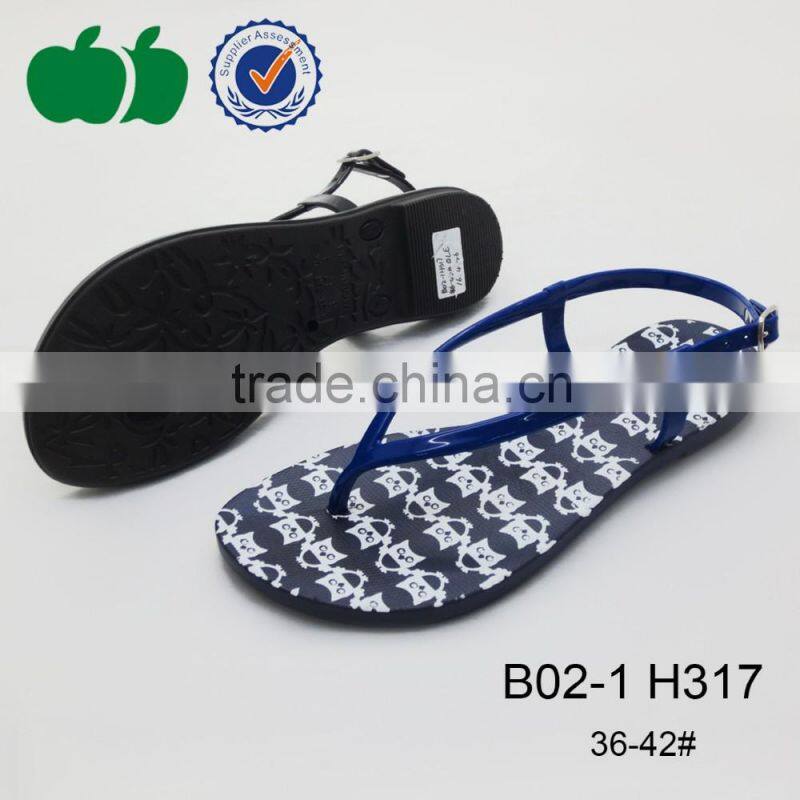Hot sale top quality thong sandal latest summer lady sandals