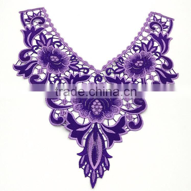 2015 New design muti-color lace collar