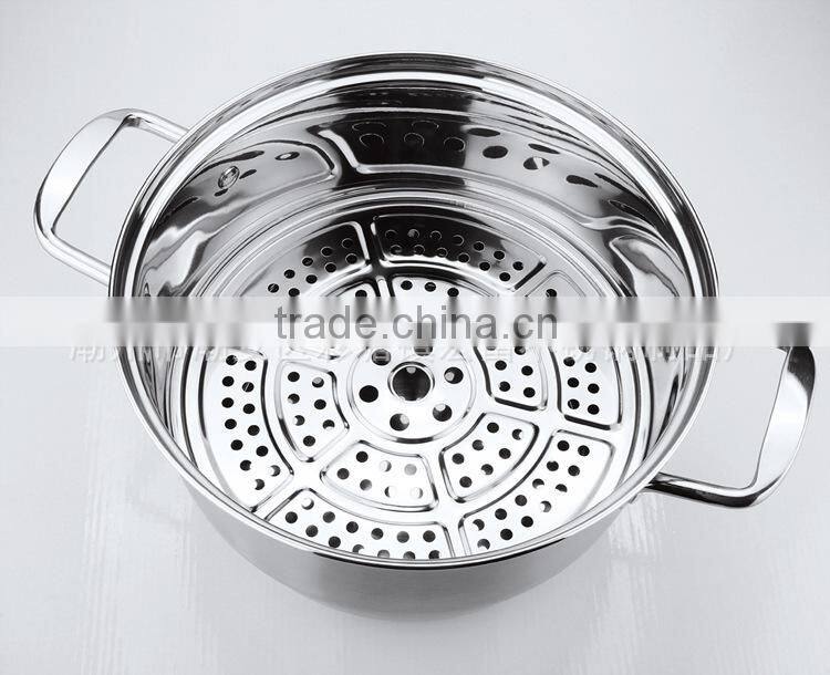 stainless steel kitchenware and cookware food display steamer utensil set