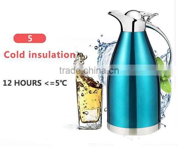 Thermal Carafe, Insulated Electric Personalized 304 Stainless Steel Insulation Jug Flask With Press Button