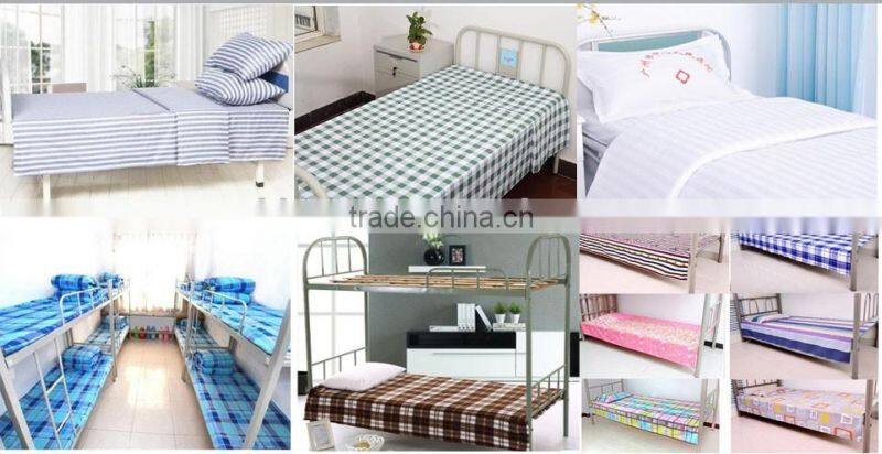 Factory price wholesale white plain hospital bed linen