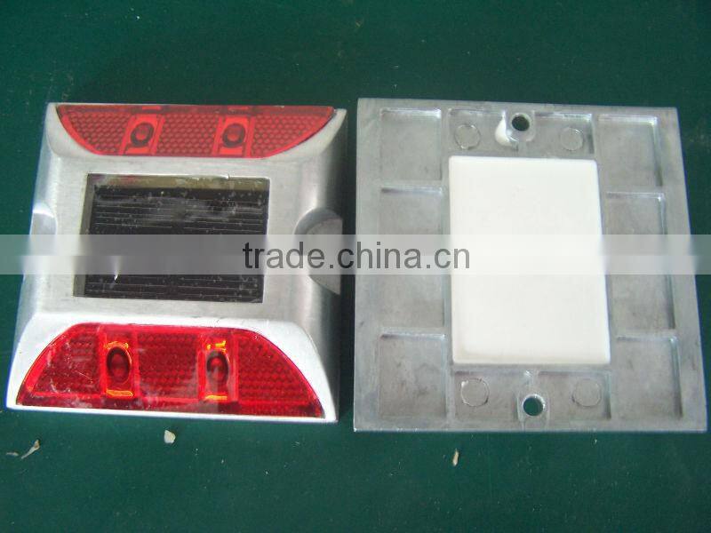 high quality led solar road stud ,10 hours per night, infrared solar led lamp, 3years warranty