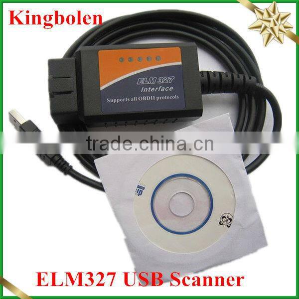 OBD/OBDII scanner ELM 327 car diagnostic interface scan tool ELM327 USB