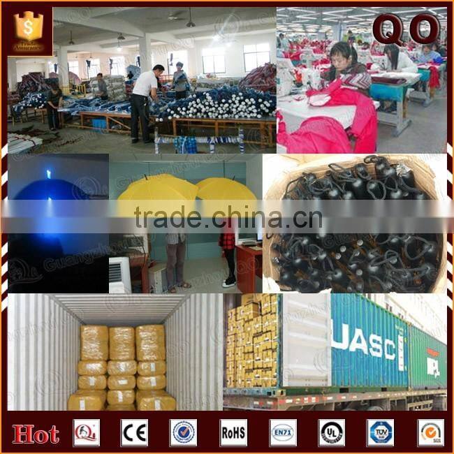 Yellow cheap picture printing custom design rain umbrella for outdoor advertising