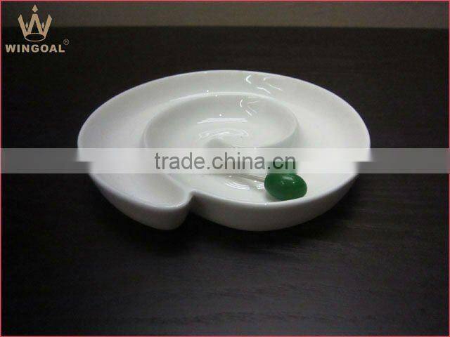 Porcelain olive plate,dessert Olive plate