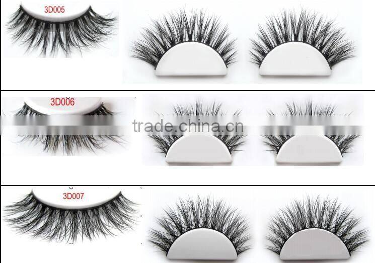 Cruelty free wispy 3D Mink Lashes wholesale price with private label