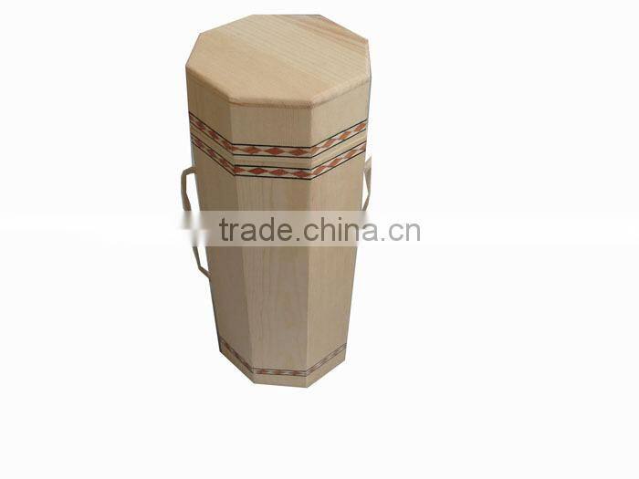 JINLINYUAN direct sale wooden wine box with 2 bottle,welcome to order