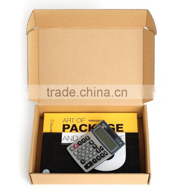 Custom size corrugated shipping carton box