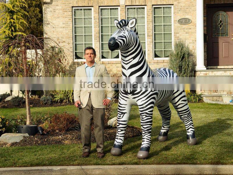 Inflatable huge zebra