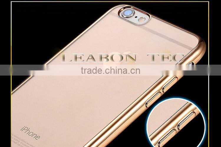 2016 new TPU plating case for iphone 6 ,for iphone 6 case tpu electroplated