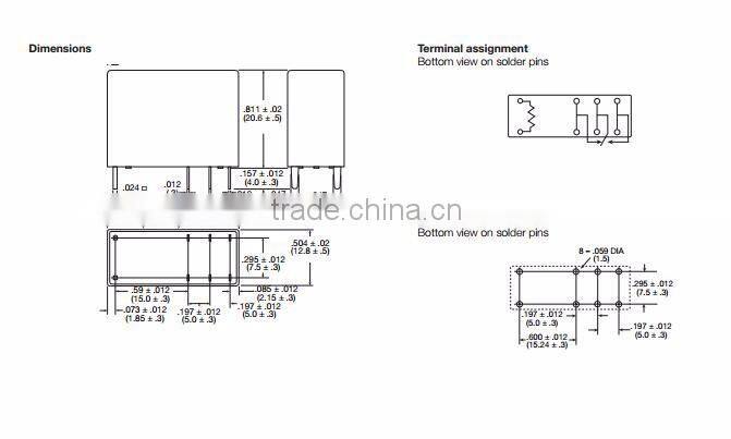 Original new relays OZ-SS-112LM1F 16A 6 pin normally open OZ-SH-112LM1F Resistance to 105
