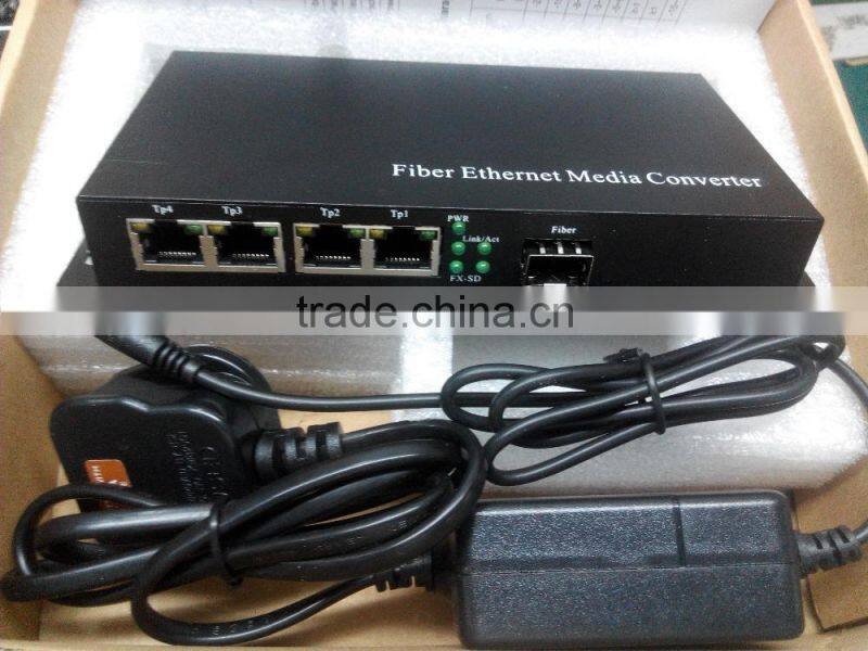 2SFP 4RJ45 Fiber Switch
