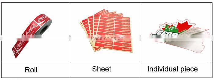 2016 Promotion Self Adhesive Kraft Paper Bottle Label Sticker