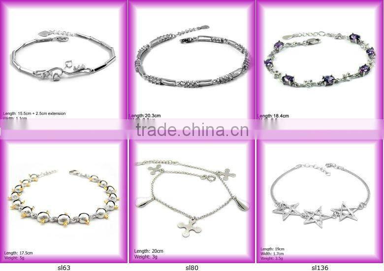 925 Silver Bangles , Plain Silver Bangles