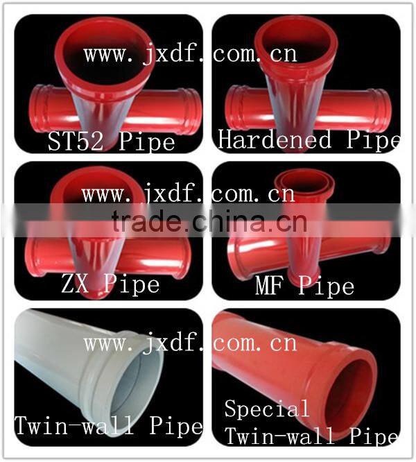 DN125 Concrete Pump parts Rubber Hose with forging Weld-on ends