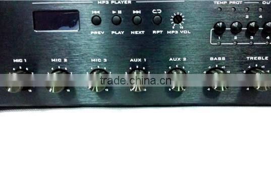 ITC TI-60U Series PA Sound System Used 5 Zone Mixer Amplifier with USB