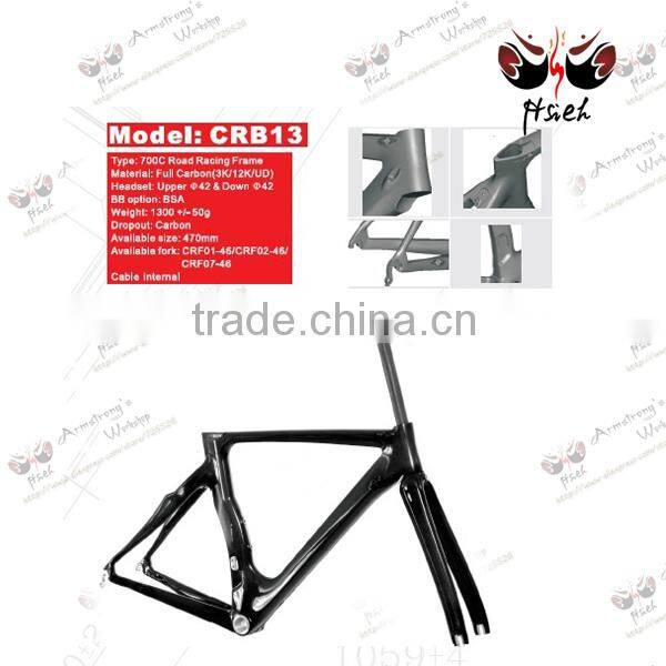 HOT SALE!3K/12K/UD BSA 700C racing road bike frame carbon road bike frame
