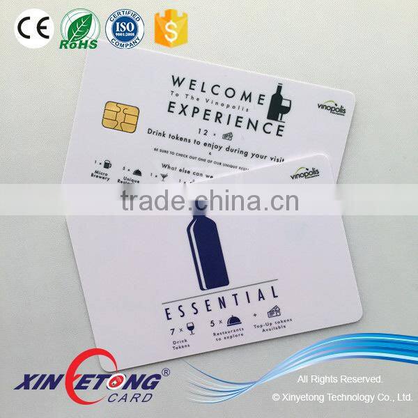 smart IC card SLE5542 Printing Contact Cards with 1k memory