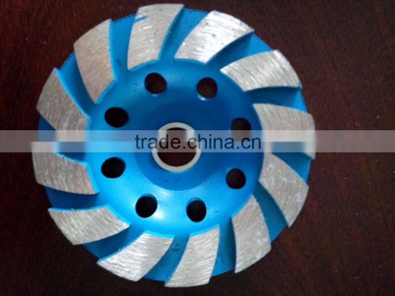 power tool diamond continuous turbo cup grinding wheel for concrete and stones