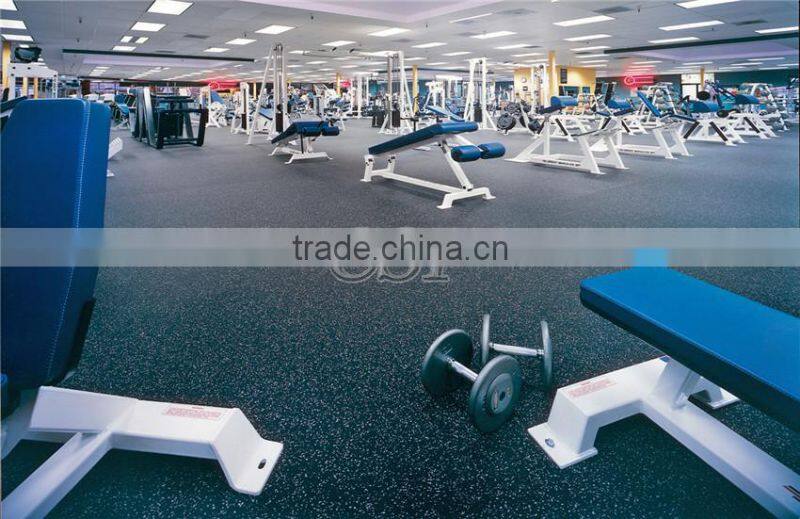soft gym noise reduction rubber flooring and recycled rubber flooring for play areas
