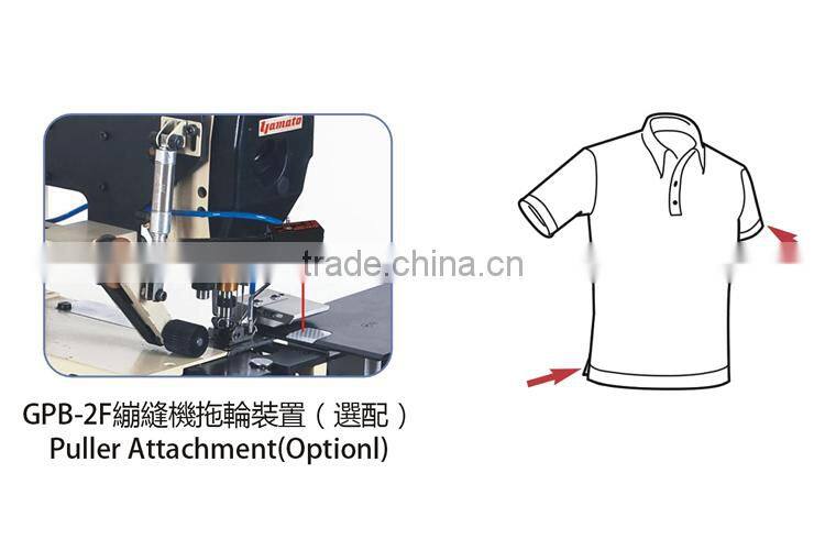 Sleeve hem with coverstitch machine(Automatic folding cuff / hem sewing device+puller attachment +auto-induction+servo motor)