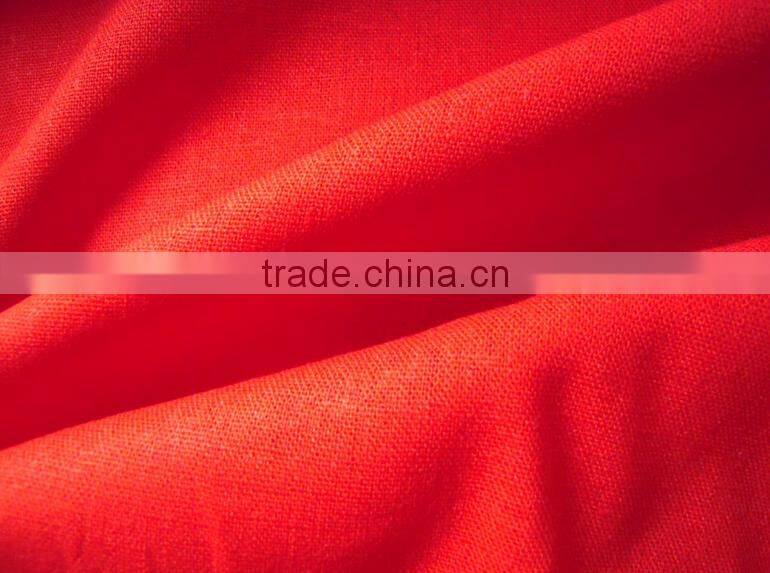 China supply linen rayon blended dyed fabric 10*10/44*38