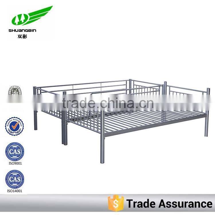 White double latest metal bed designs