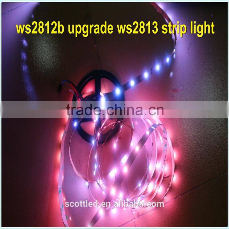 ws2812b upgrade ws2813 led strip light with 30leds/m damaged 1pcs led don't effect all led working on same time New Items
