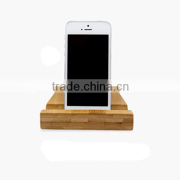 2014 most fashionable bamboo mobile phone holders for mobilphone