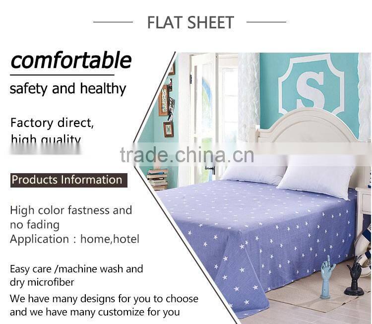 luxury commercial white bed sheet