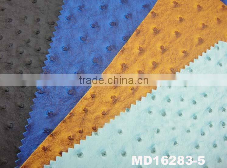 Synthetic Ostrich Leather Fabric For Bag