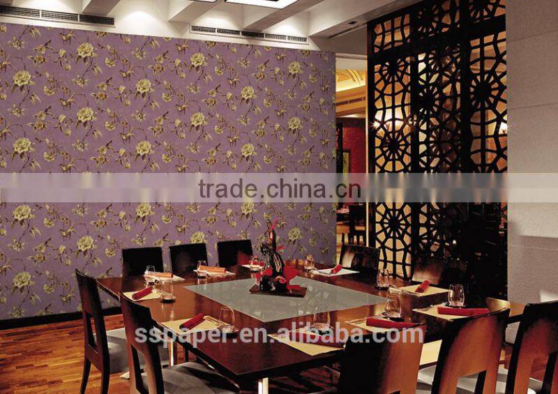water-proof wallpaper 3d embossed wallpaper