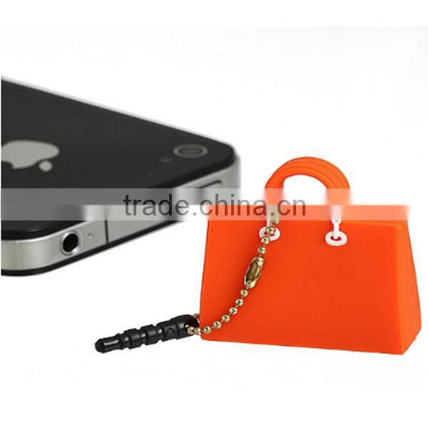 Universal Earphone Jack Silicone Luggage HandBag Anti Dust Plug