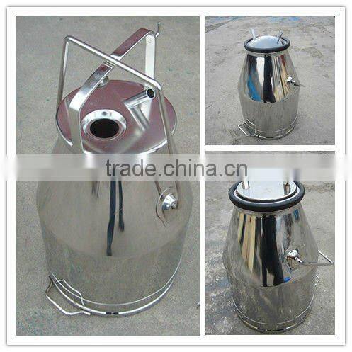 304 Stainless Steel Milk Bucket with Lid