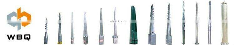 ground drill anchor for mounting solar power systems F114*1600