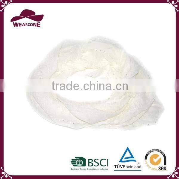 China wholesale snood, white stock snood for ladies