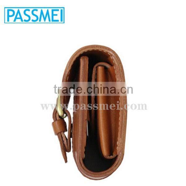 Real cow leather wholesale desiner wallet purse with coin case