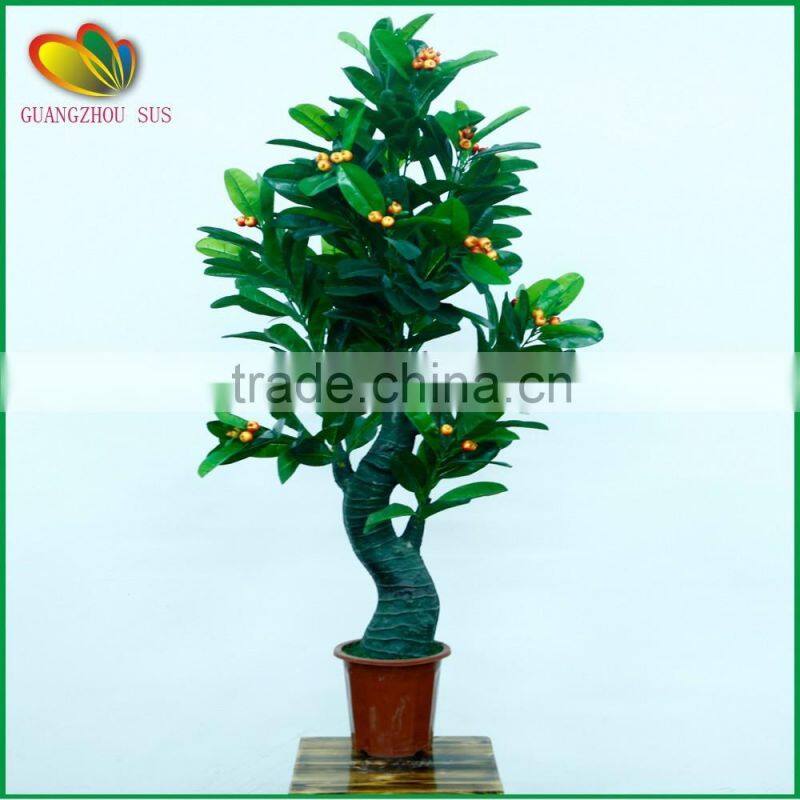 Factory price plastic mini cherry tree indoor decor artificial cherry tree