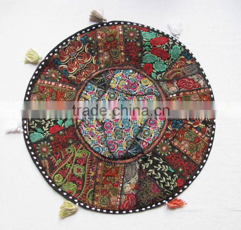 Purple Meditation cushion Throw Pillow Indian Flloor Cushions Throw Pillow Indian Round Meditation Cushion sari round cushions