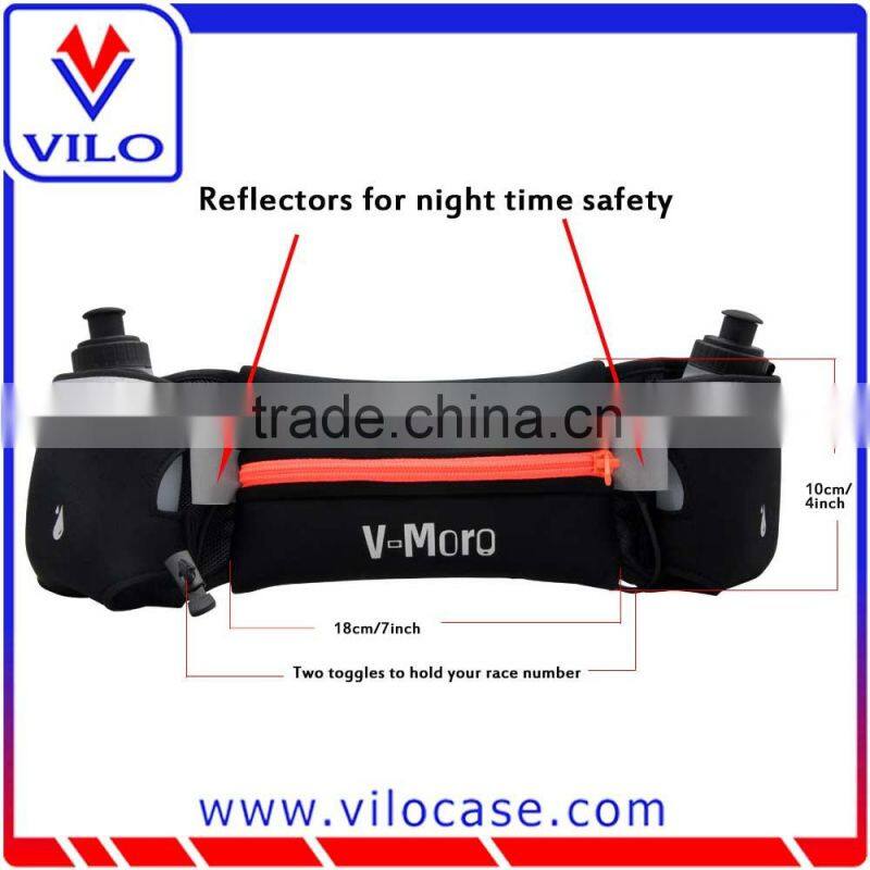 Hot sale unisex waterproof fitness belt pouch bum neoprene running sport waist pouch