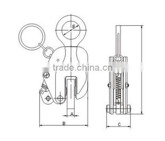 Vertical Lifting Clamp DSQH Type