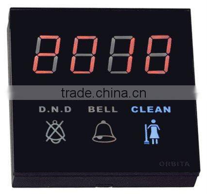 Orbita touch screen type wall switch for hotel room system